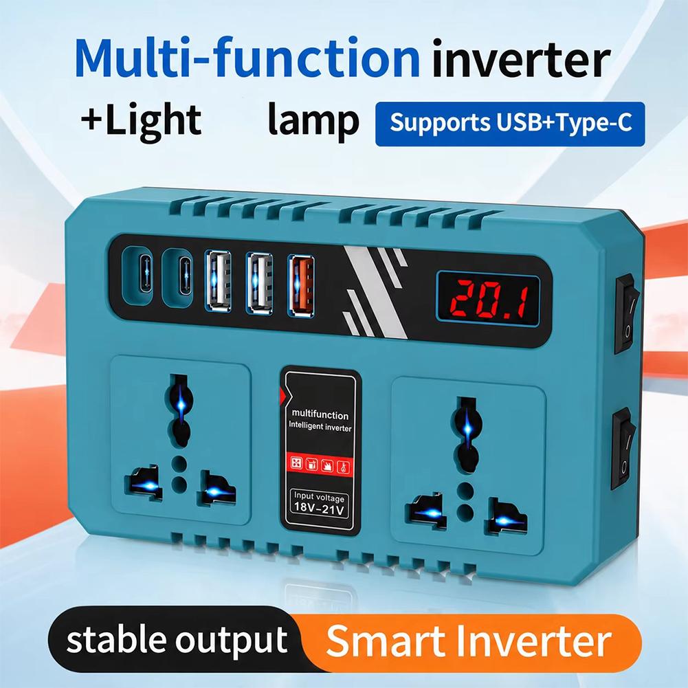 Outdoor Usb Power Adapter - Lithium Battery Power Inverter 200W 18V