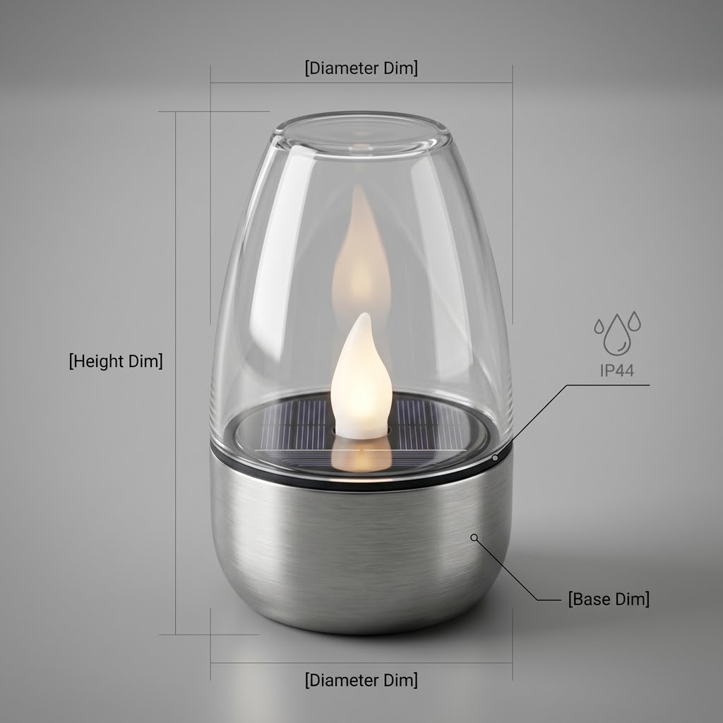 [6 Pack] Solar LED Flameless C - Outdoor Power For Wedding 评论和价格