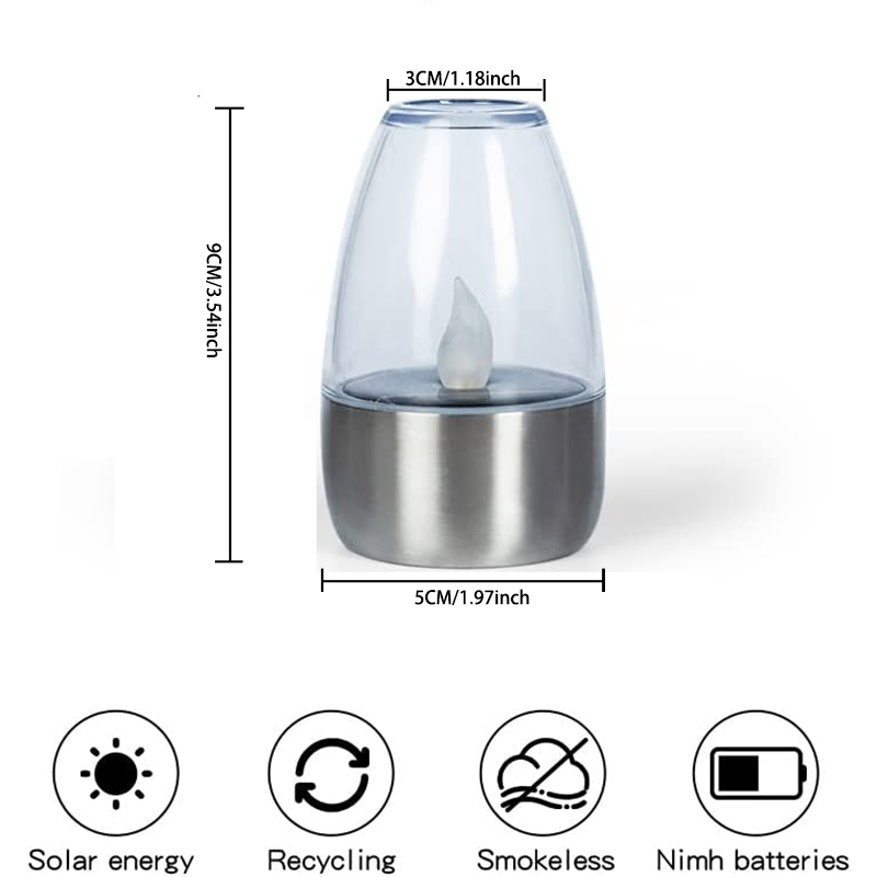 [6 Pack] Solar LED Flameless C - Outdoor Power For Wedding 评论和价格