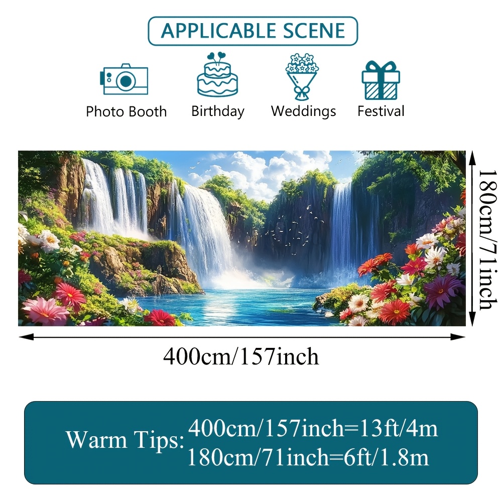 Elegant Waterfall & Floral Gar - Outdoor Power For Wedding 评论和价格