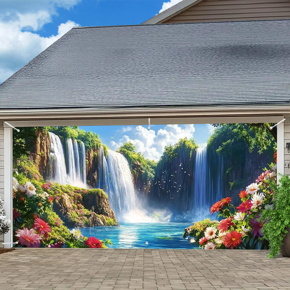 Elegant Waterfall & Floral Gar - Outdoor Power For Wedding 评论和价格