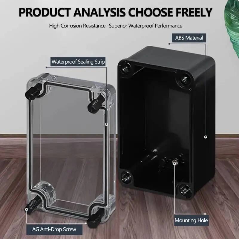 2pcs Transparent Cover Waterpr - Outdoor Power Junction Box 评论和价格