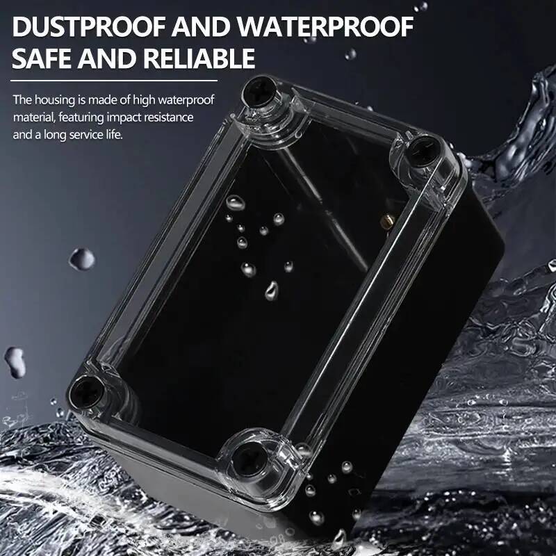 2pcs Transparent Cover Waterpr - Outdoor Power Junction Box 评论和价格