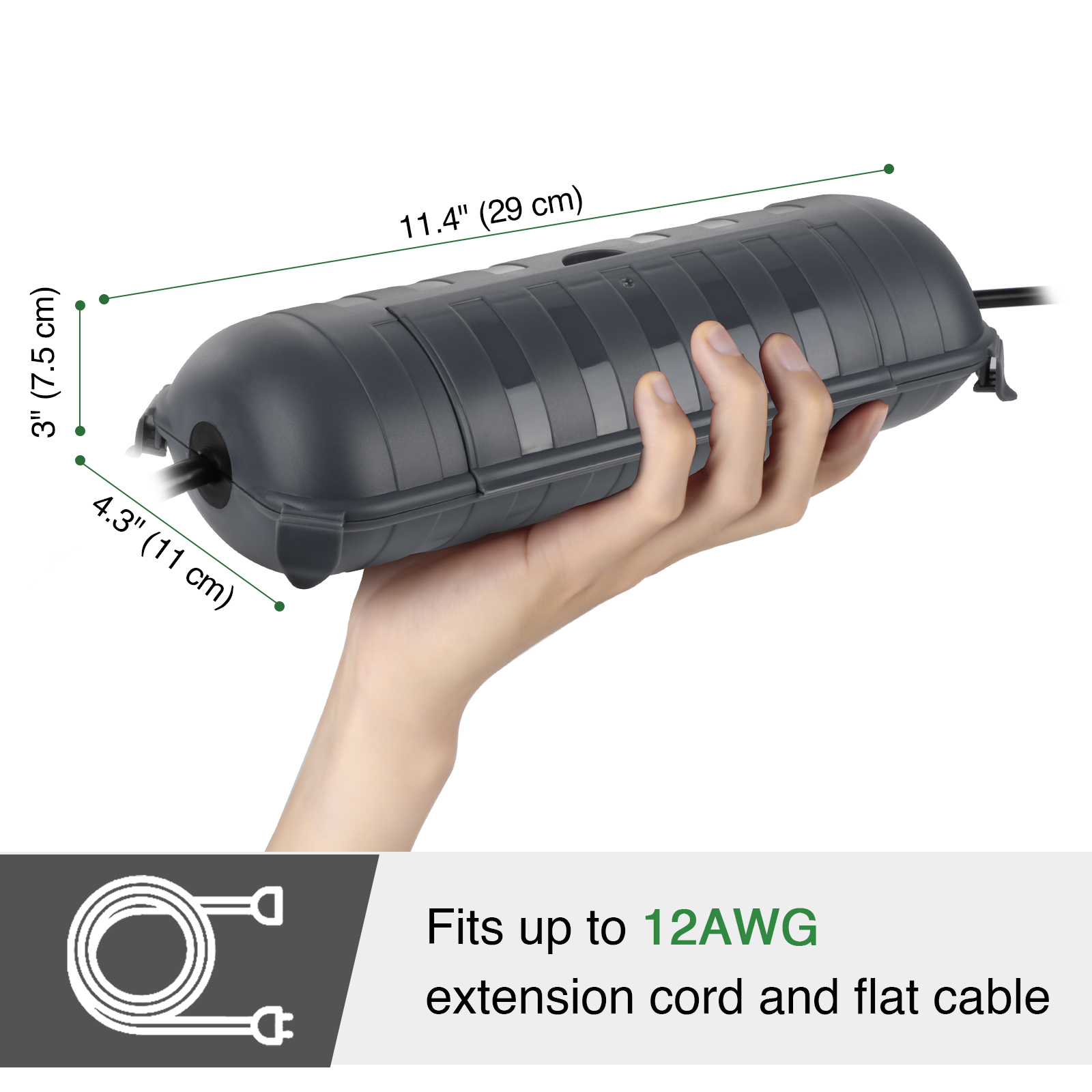 Large Weatherproof Outdoor Ele - Outdoor Power Plug In 评论和价格