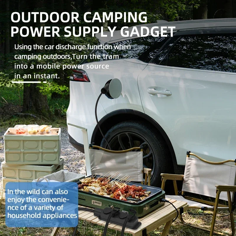 Portable 16A 4KW Electric Car  - Outdoor Power Plug In 评论和价格