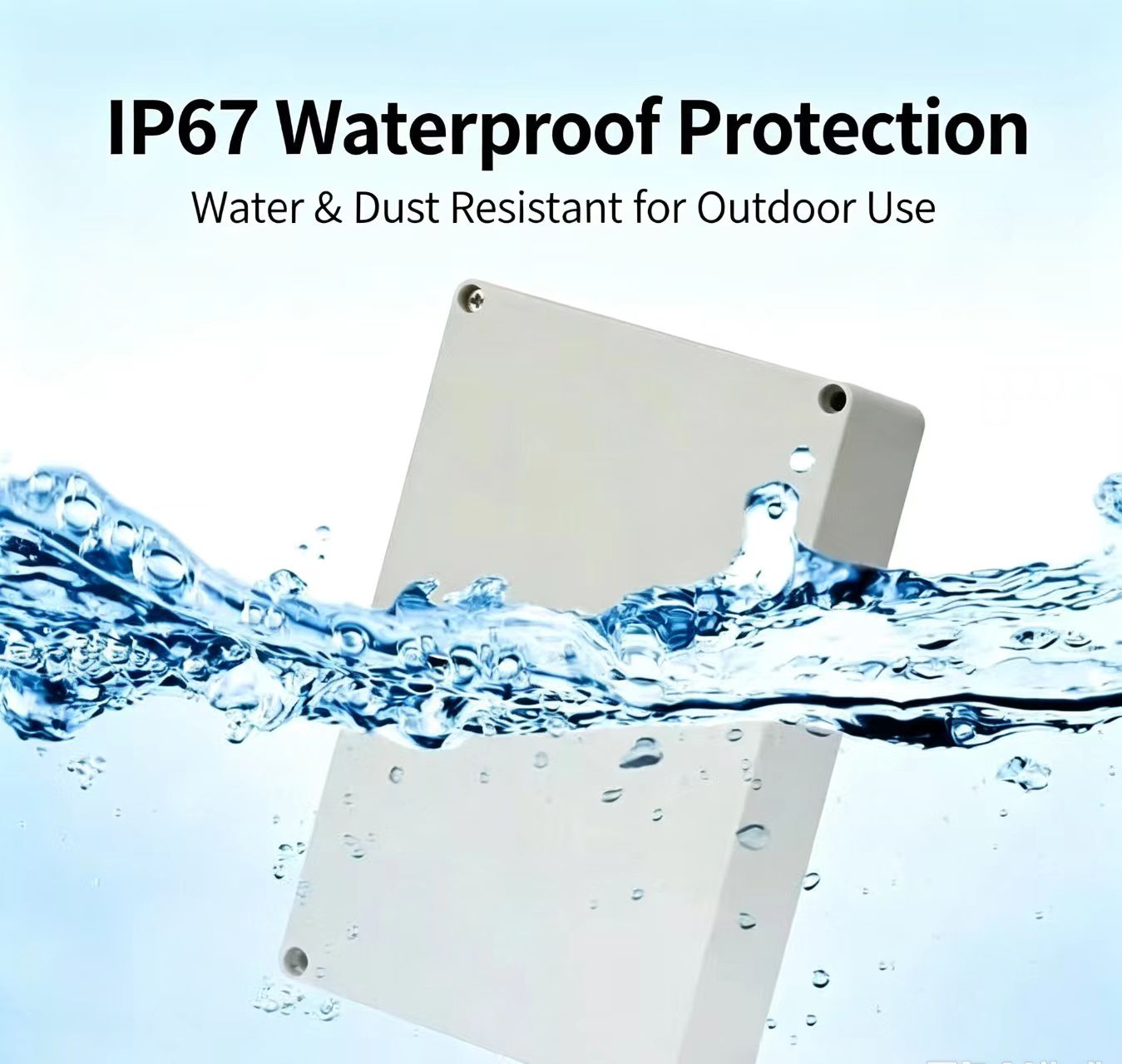F‑Type New ABS IP67 Waterproof - Outdoor Power Junction Box 评论和价格