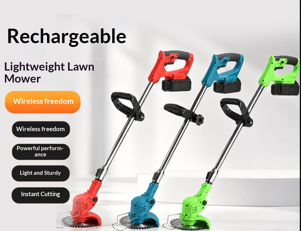 New Cordless Handheld Electric - Lawn Mower Battery 评论和价格