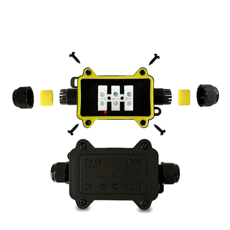 Junction Box Waterproof IP68 2 - Outdoor Power Plug In 评论和价格