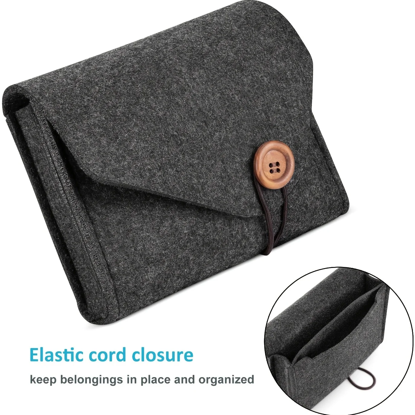 Portable Felt Cable Organizer  - Outdoor Usb Power Adapter 评论和价格