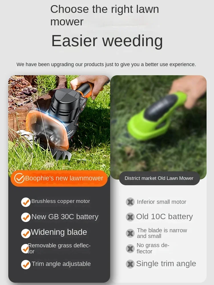 Small lawn mower household ele - Lawn Mower Battery 评论和价格